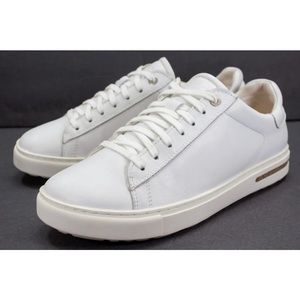 Birkenstock Bend Low Womens Size EU 40 US 9 White Leather Lace Up Comfort Shoes